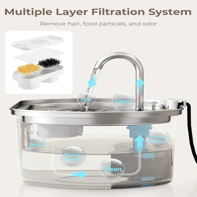 Add Years to Your Cat's Life with Purrflow's Triple-Filtration System